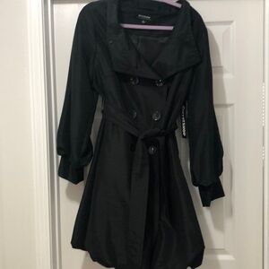 Coffeeshop  Black Trench Coat